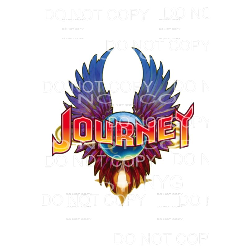Journey Music Group 1980 s # 4 Sublimation transfers - Heat
