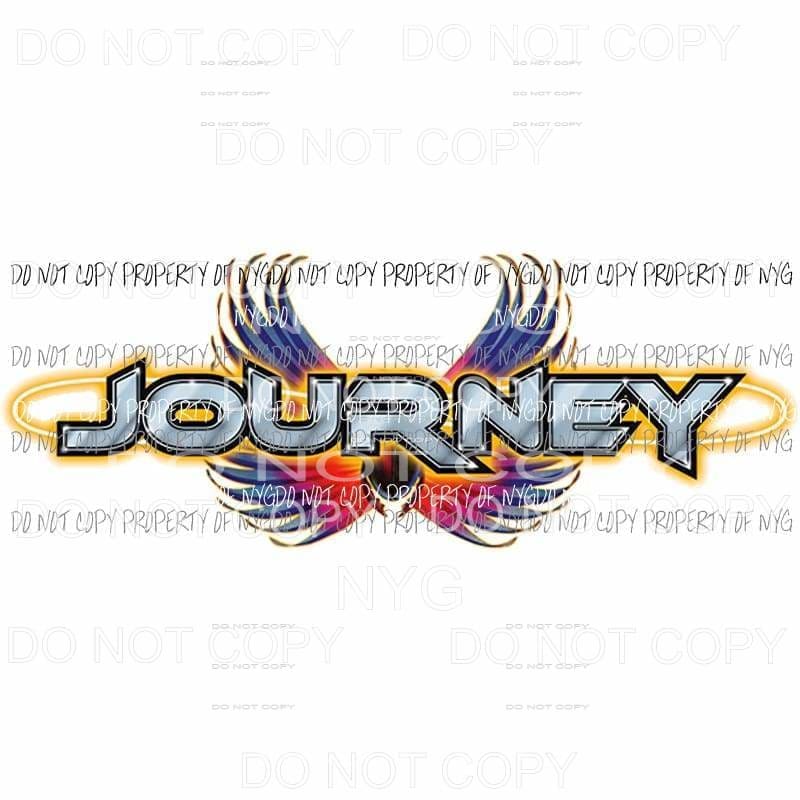 Journey Music Group 1980 s # 5 Sublimation transfers Heat Transfer