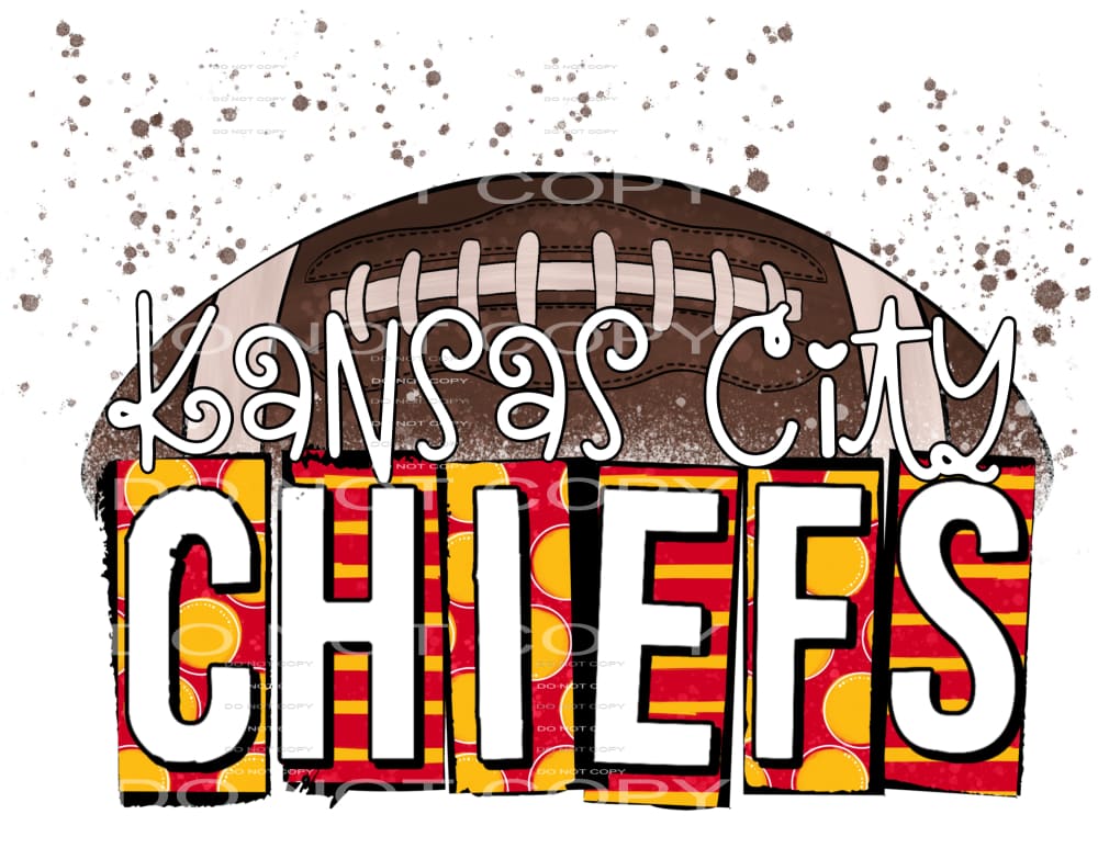 Kansas City chiefs # 7748 Sublimation transfers - Heat
