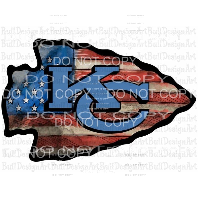 KC Arrowhead Kansas City Chiefs Flag Red White Blue