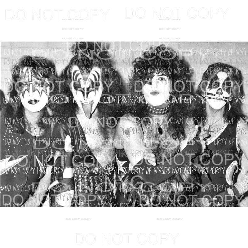 Kiss 2 Sublimation transfers Heat Transfer