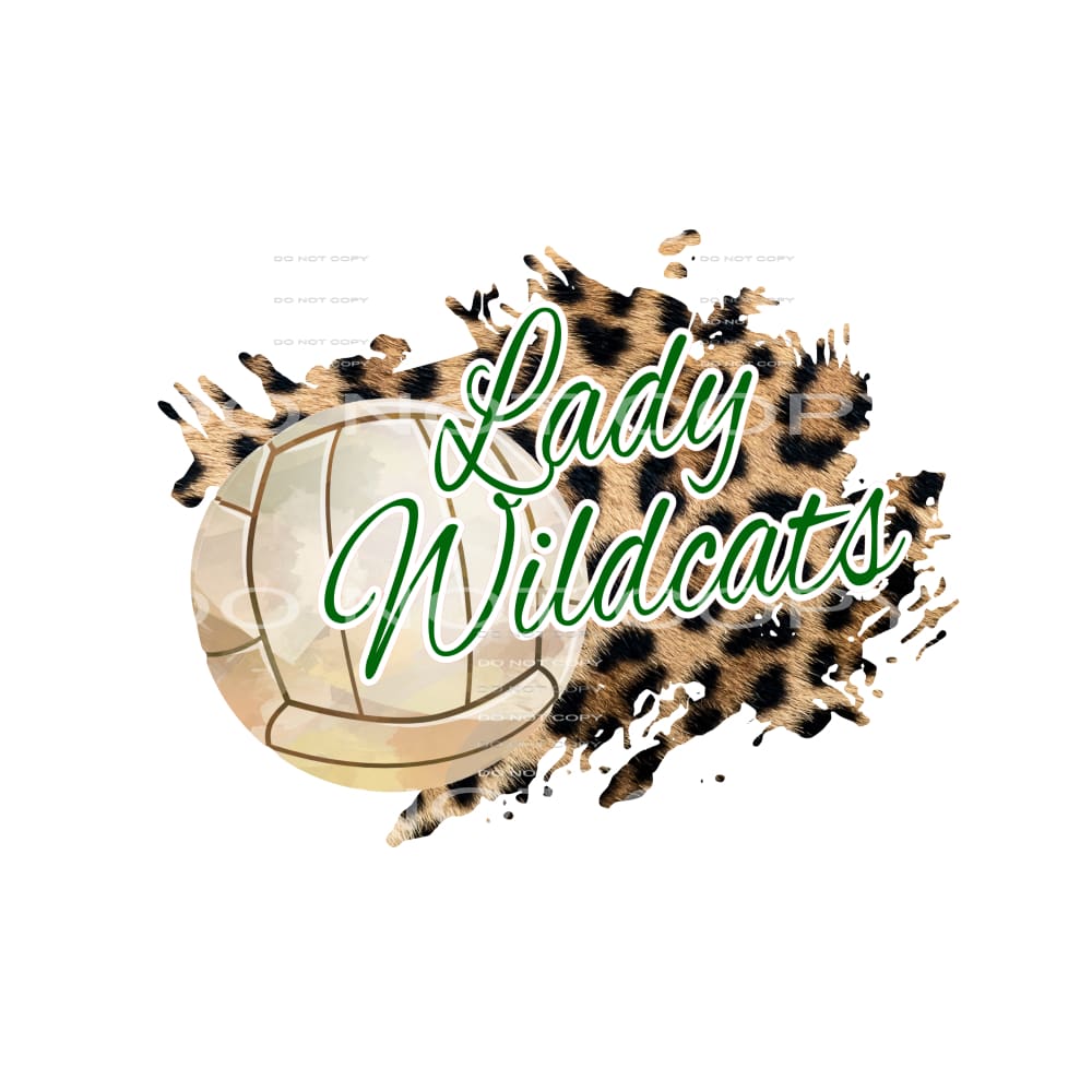 Lady Wildcats Volleyball Sublimation transfers - Heat
