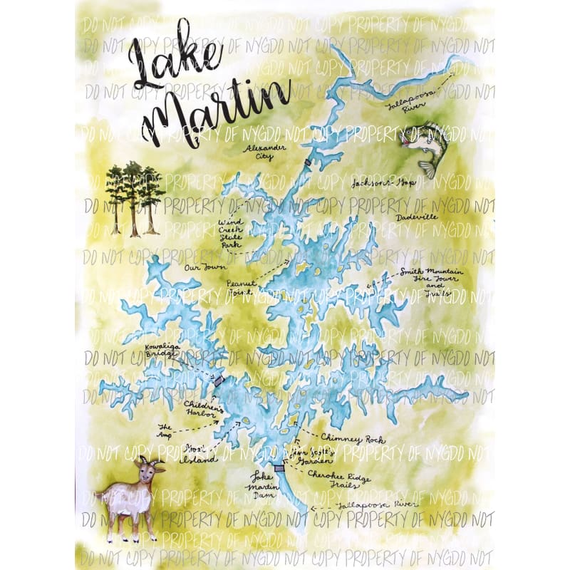Lake Martin Sublimation transfers Heat Transfer