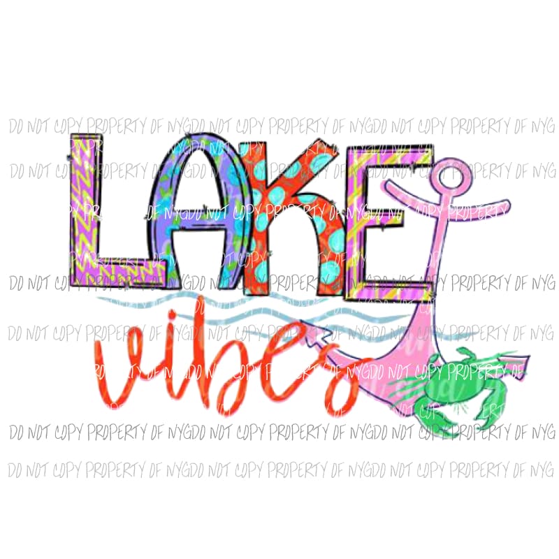 Lake vibes Sublimation transfers Heat Transfer