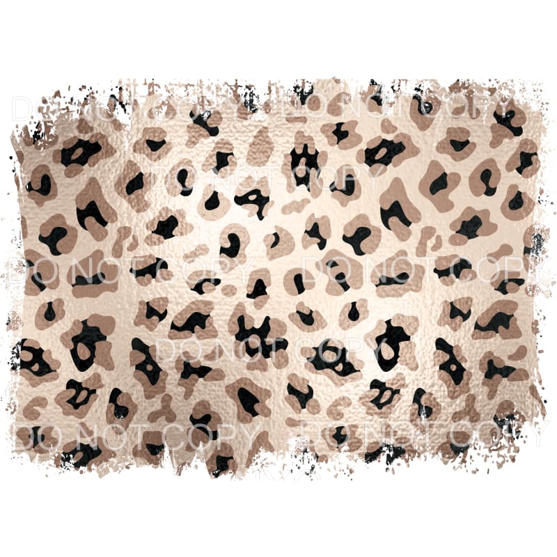Leopard Distressed Edge Sheet #329 Sublimation transfers -