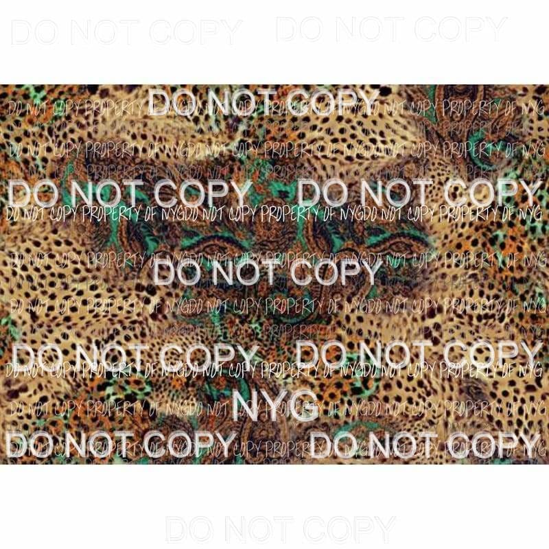 Leopard Sheet #13 Sublimation transfers 13 x 9 inches Heat Transfer