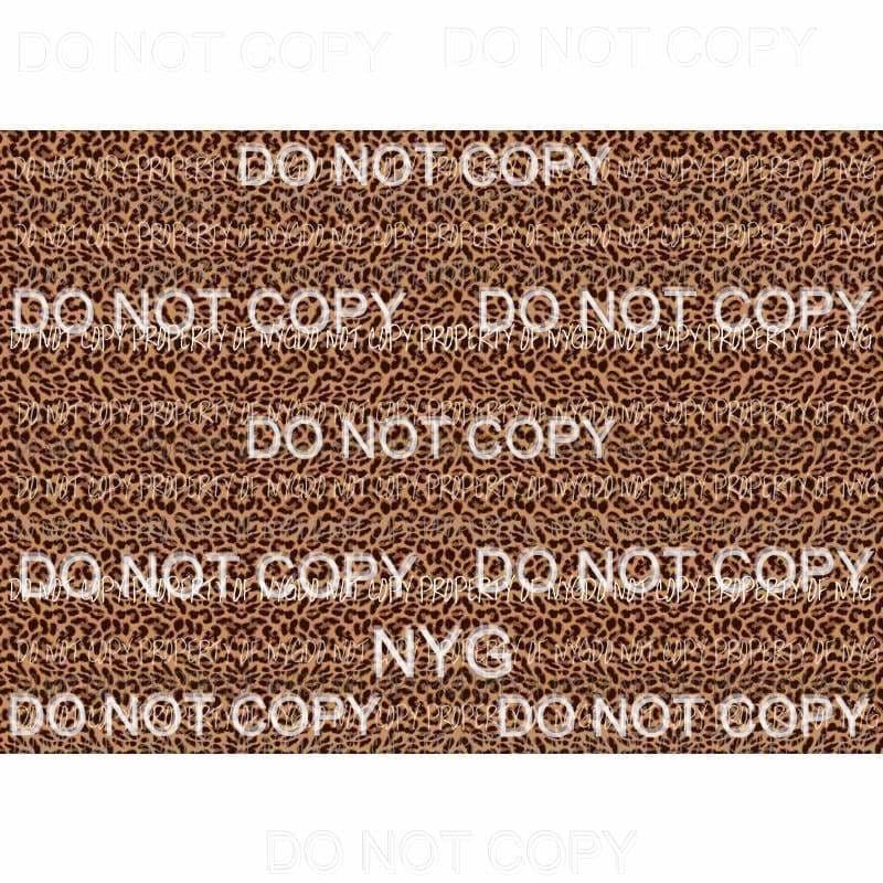 Leopard Sheet #43 Sublimation transfers 13 x 9 inches Heat Transfer