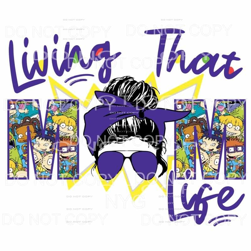 Living That Mom Life Rugrats Messy Bun 90’s Cartoon #800