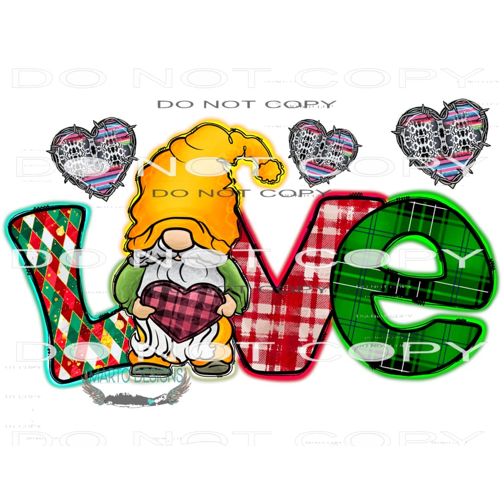 Love #9572 Sublimation transfers - Heat Transfer Graphic Tee