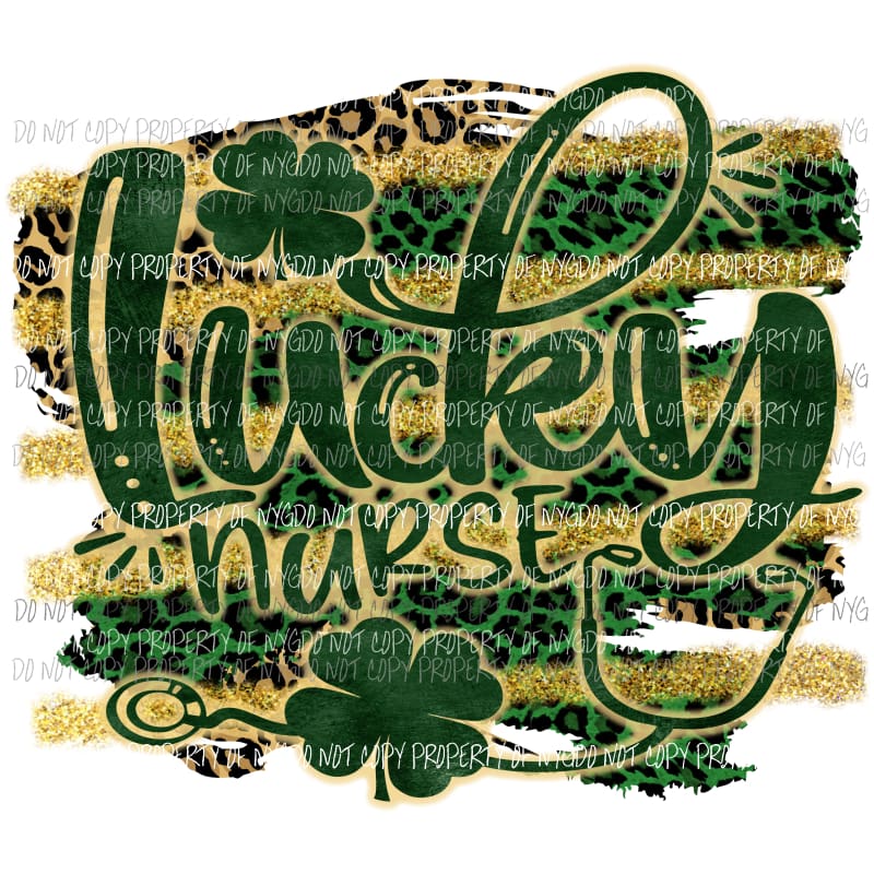 Lucky Nurse #2 Sublimation transfers Heat Transfer