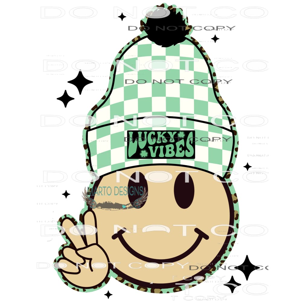 Lucky Vibes #8959 Sublimation transfers - Heat Transfer