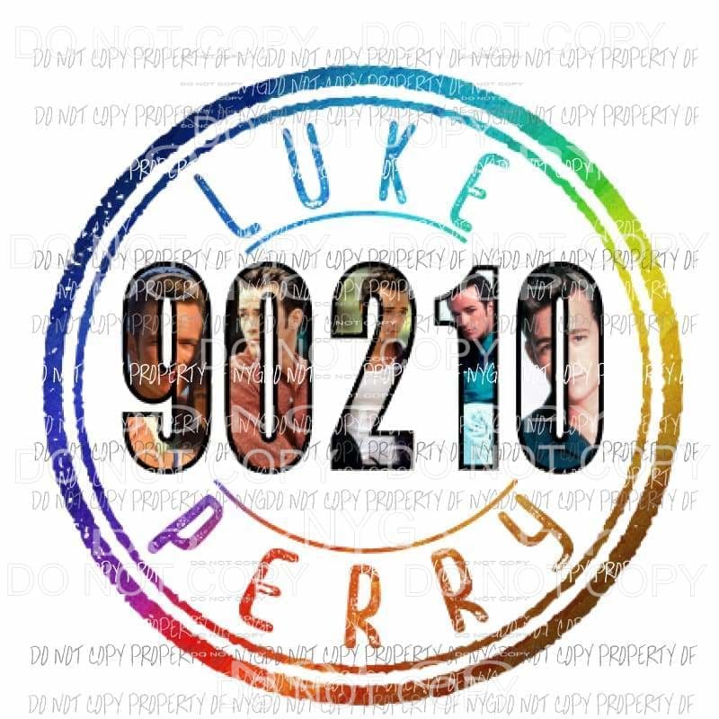 Luke Perry 90210 Sublimation transfers Heat Transfer