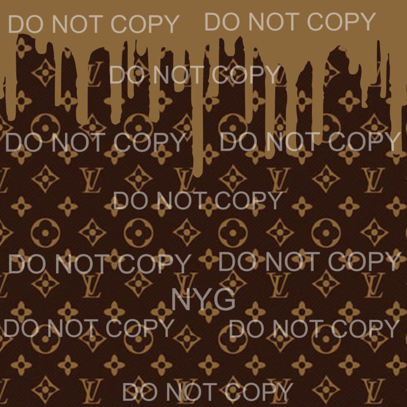 LV Louis Vuitton Drip Sheet #2 Sublimation transfers - 13 x