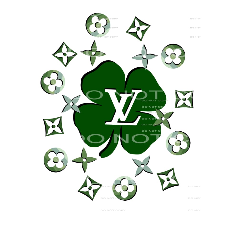 LV Shamrock clover # 8864 Sublimation transfers - Heat