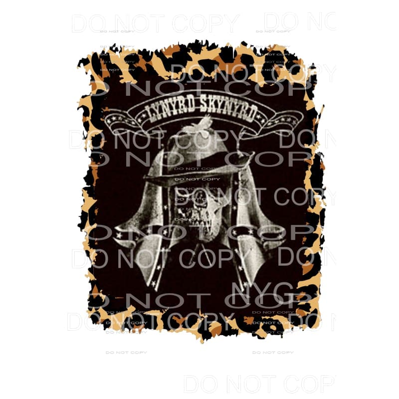 Lynyrd Skynyrd # 10 Sublimation transfers - Heat Transfer