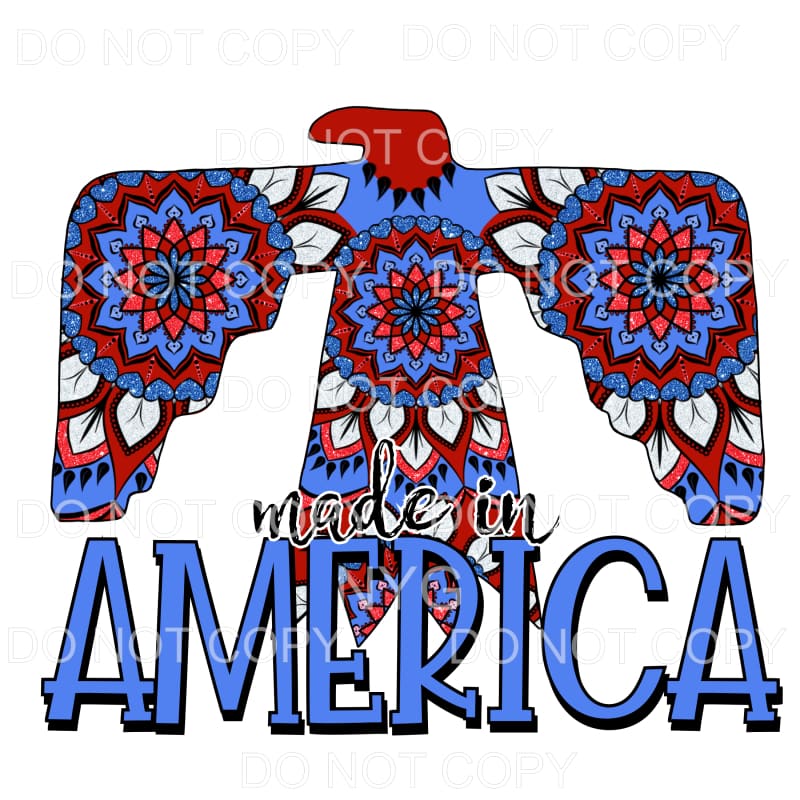 Made In America Totem Pole 4th of July USA America