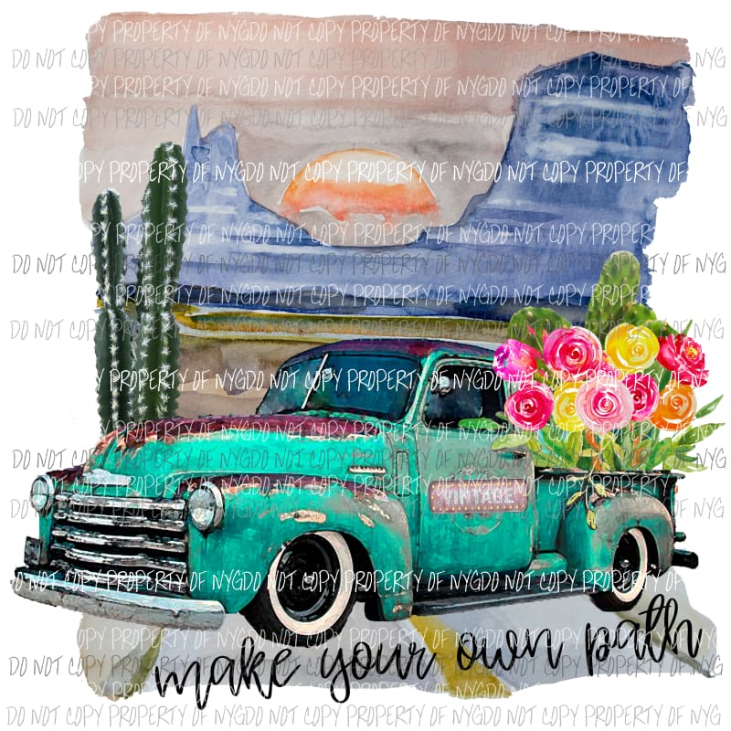 Make your own path Sublimation transfers Heat Transfer