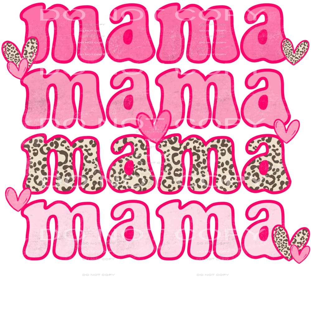 mama #4908 Sublimation transfers - Heat Transfer