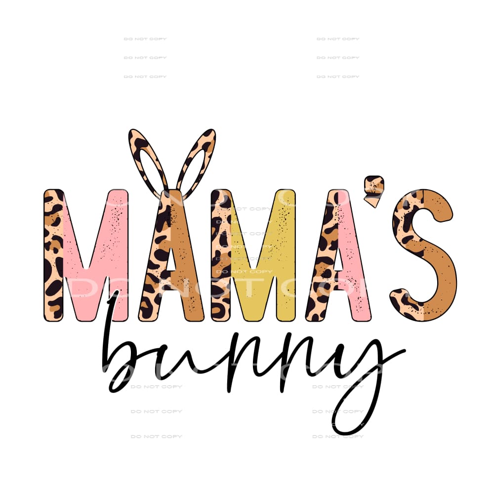 mama’s bunny #4536 Sublimation transfers - Heat Transfer