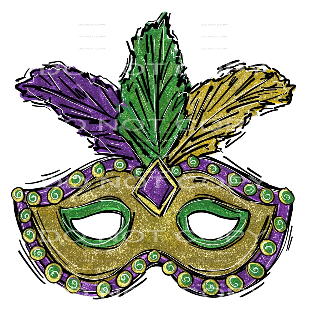 Mardi Gras # 2475 Sublimation transfers - Heat Transfer