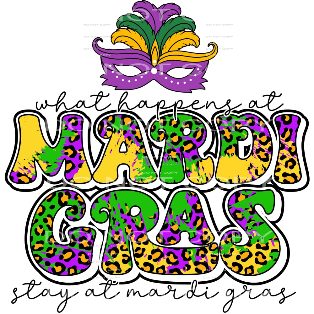 Mardi Gras # 2476 Sublimation transfers - Heat Transfer