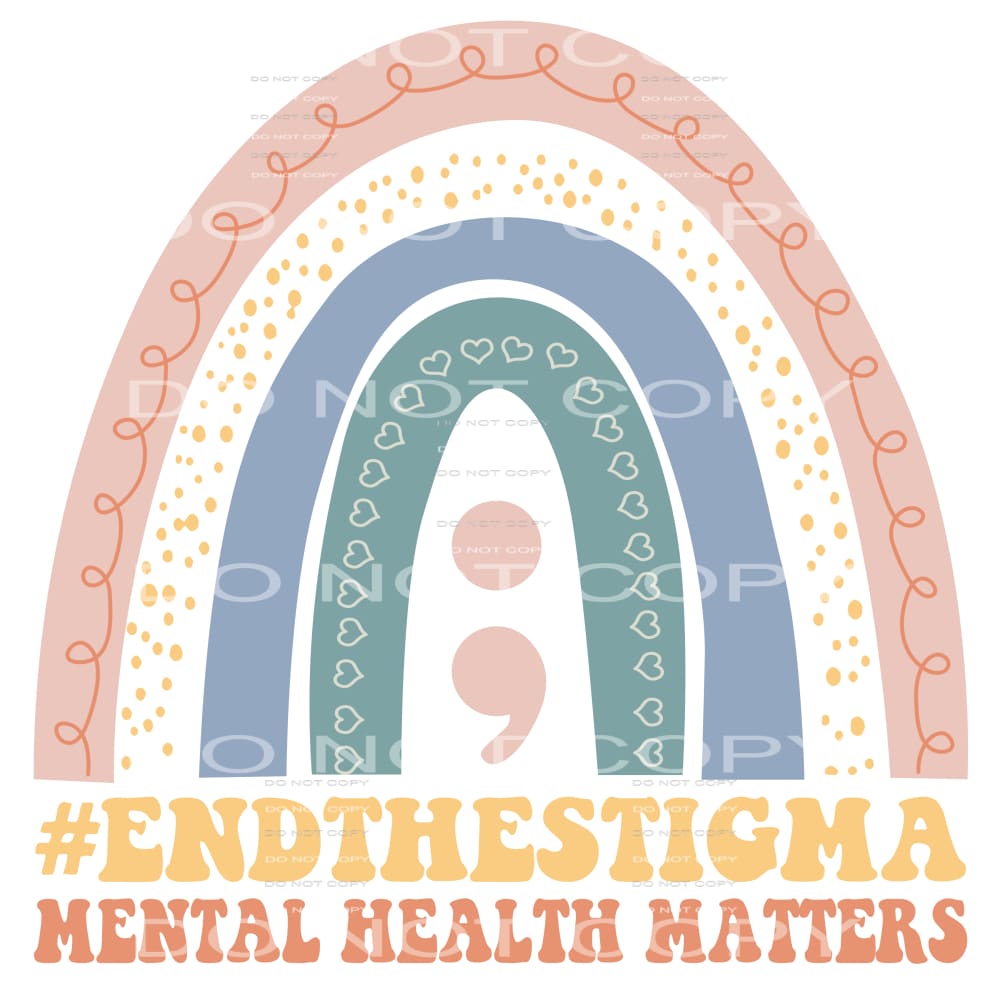 Mental Health Matters #4685 Sublimation transfers - Heat
