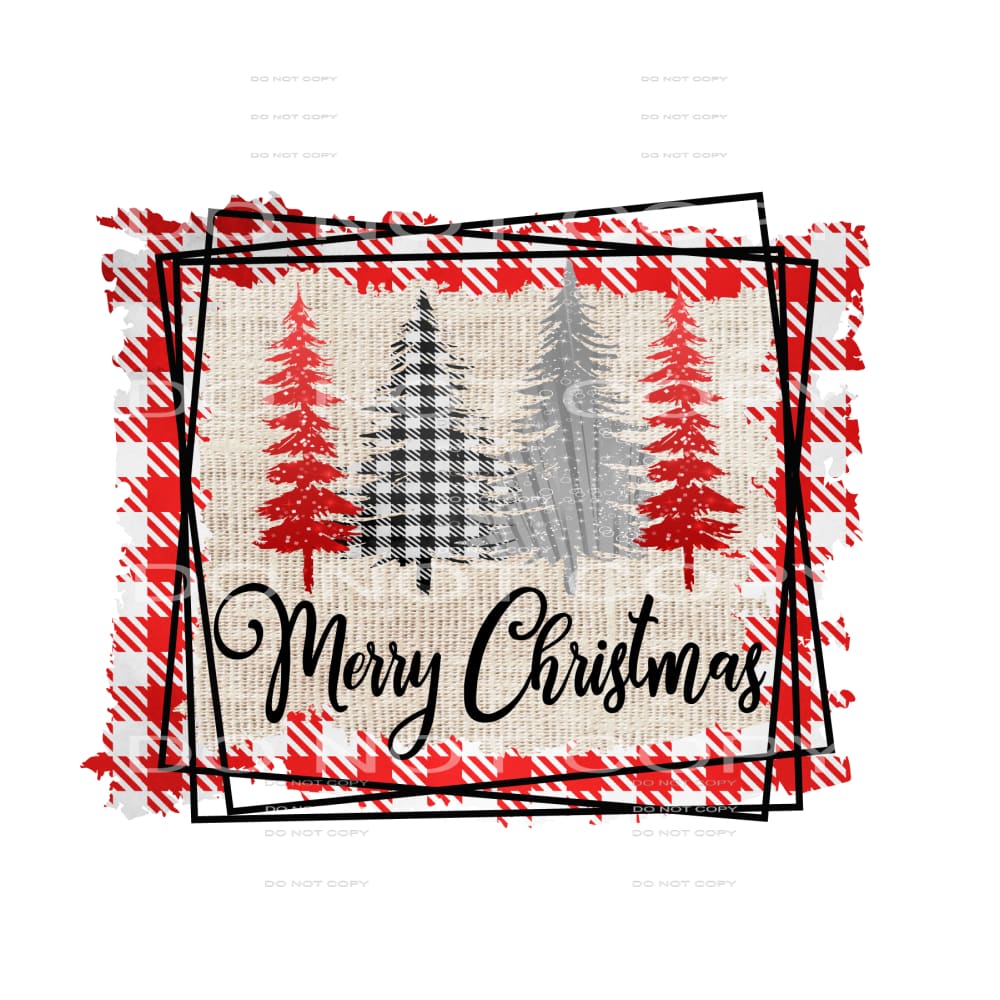 Merry Christmas #7368 Sublimation transfers - Heat Transfer
