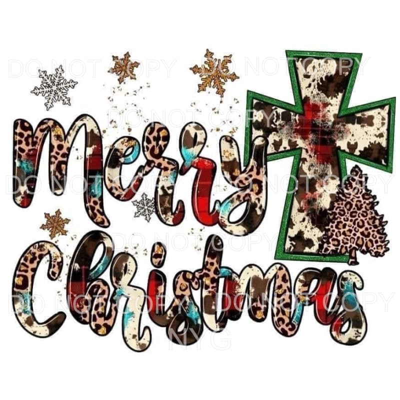 Merry Christmas # 9408 Sublimation transfers - Heat Transfer