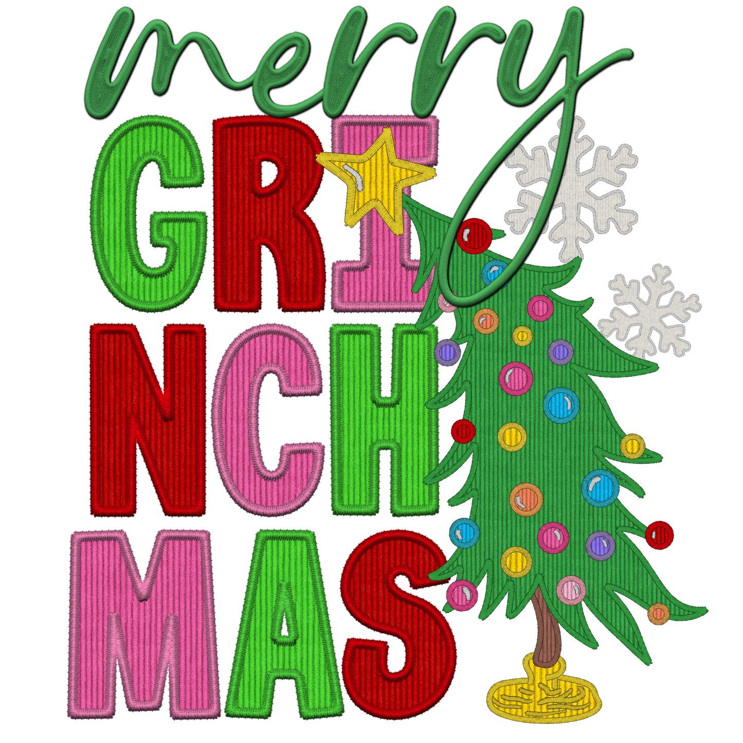 Merry Grinchmas #8273 Sublimation transfers - Heat Transfer