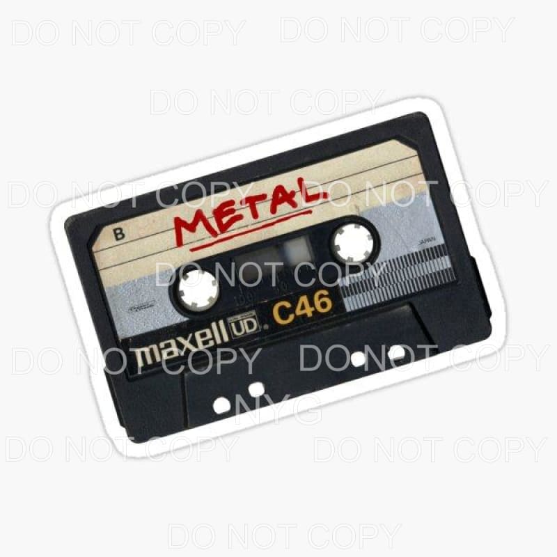 Metal Cassette Tape Sublimation transfers - Heat Transfer