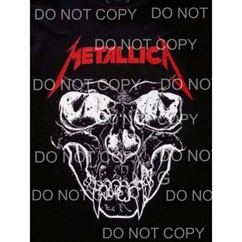 Metallica #3 Sublimation transfers - Heat Transfer