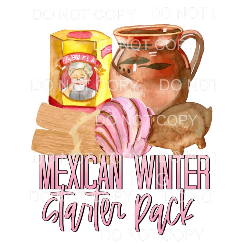 Mexican Winter Starter Pack #1612 Sublimation transfers -