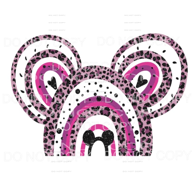 Mickey Disney Rainbow # 1 Sublimation transfers - Heat