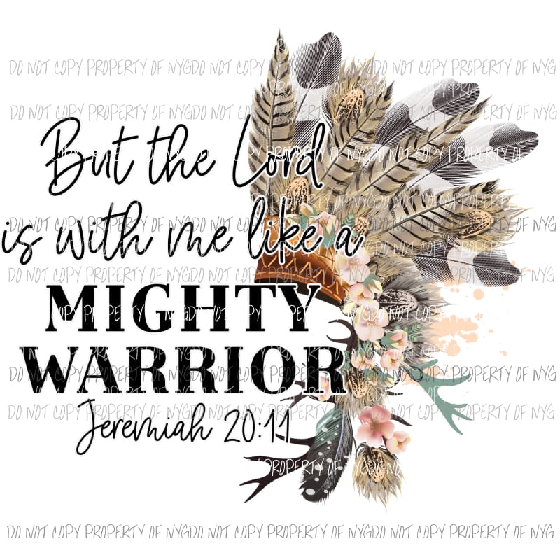 Mighty Warrior Sublimation transfers Heat Transfer
