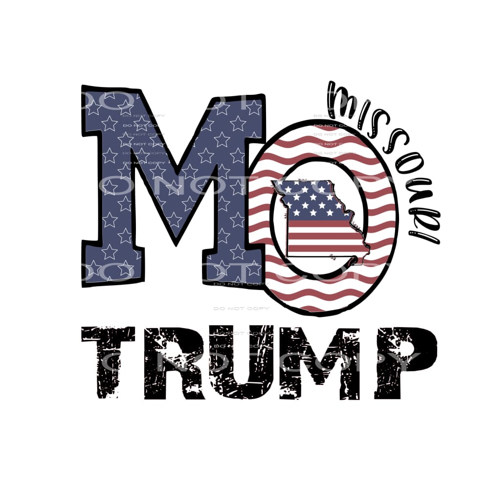 missouri Trump Sublimation transfers - Heat Transfer Graphic