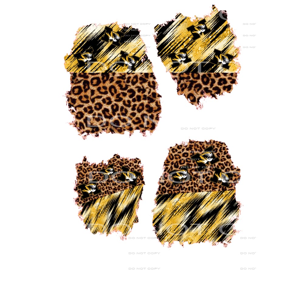 Mizzou Patches Missouri Sublimation transfers - Heat