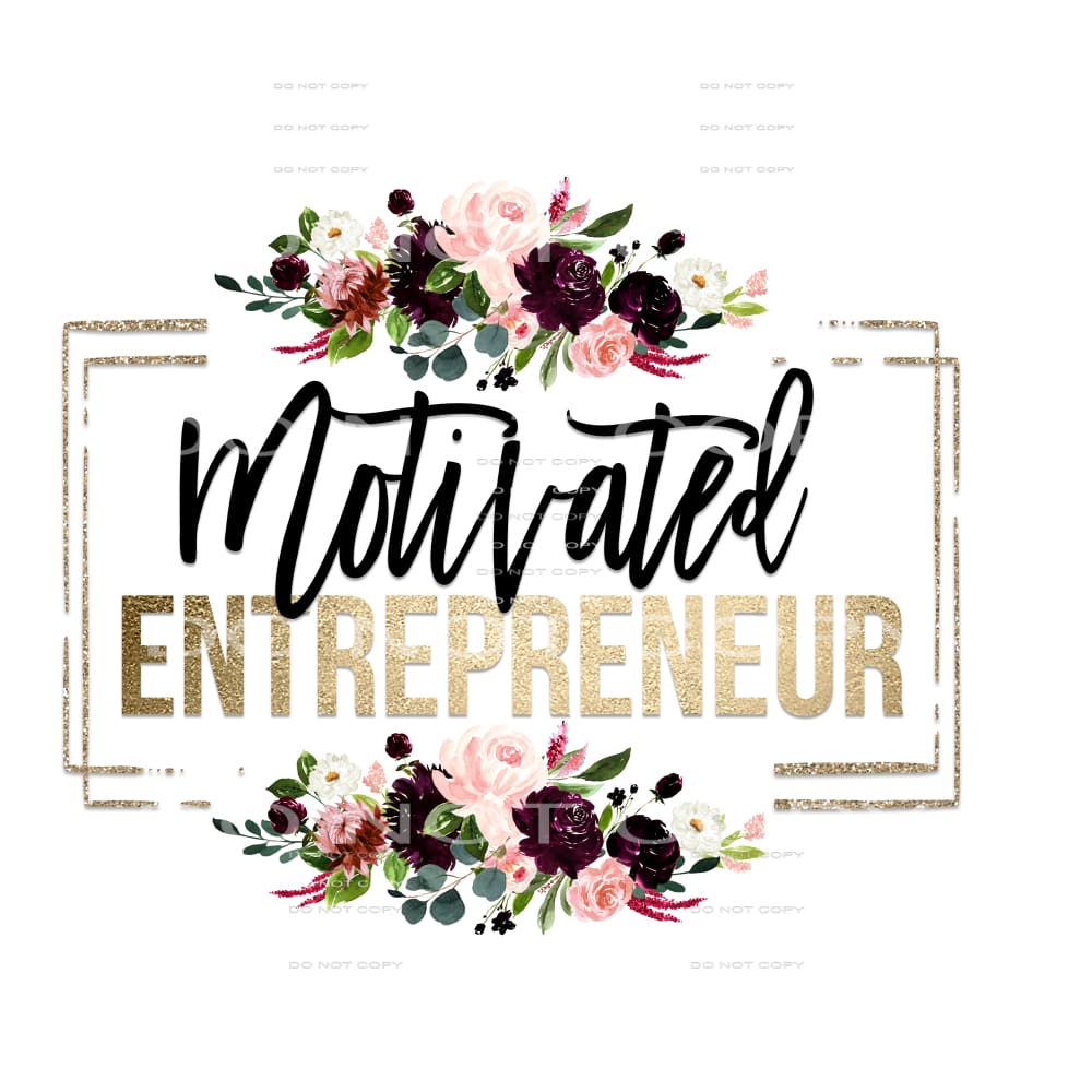 motivated entrepreneur #6242 Sublimation transfers - Heat