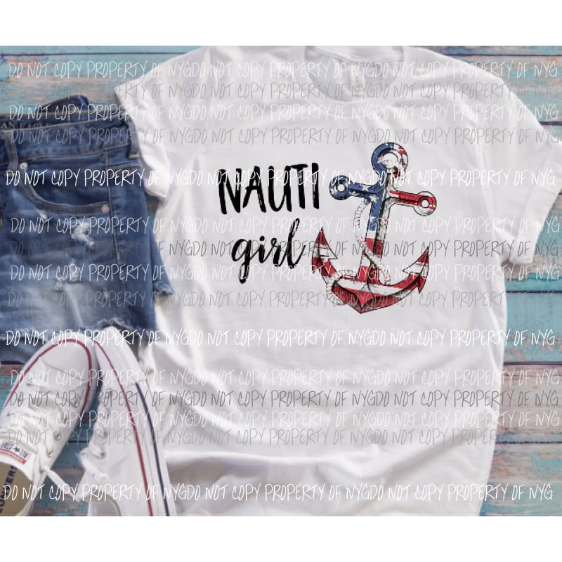 Nauti Girl Sublimation transfers Heat Transfer