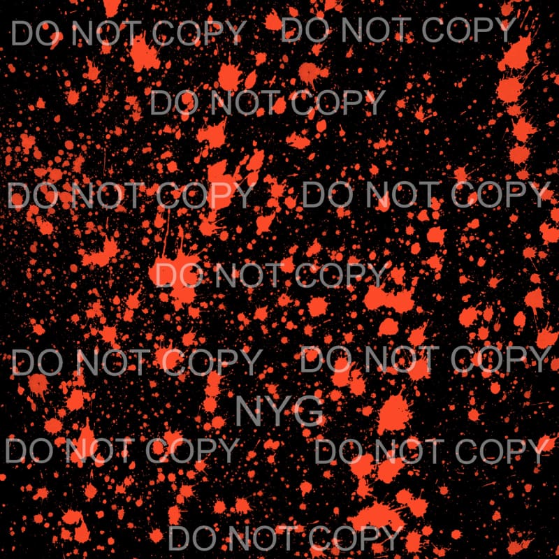 Neon Paint Splatter Sheet #4 Sublimation transfers - 13 x 9