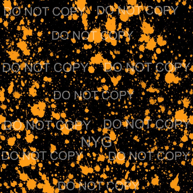 Neon Paint Splatter Sheet #5 Sublimation transfers - 13 x 9