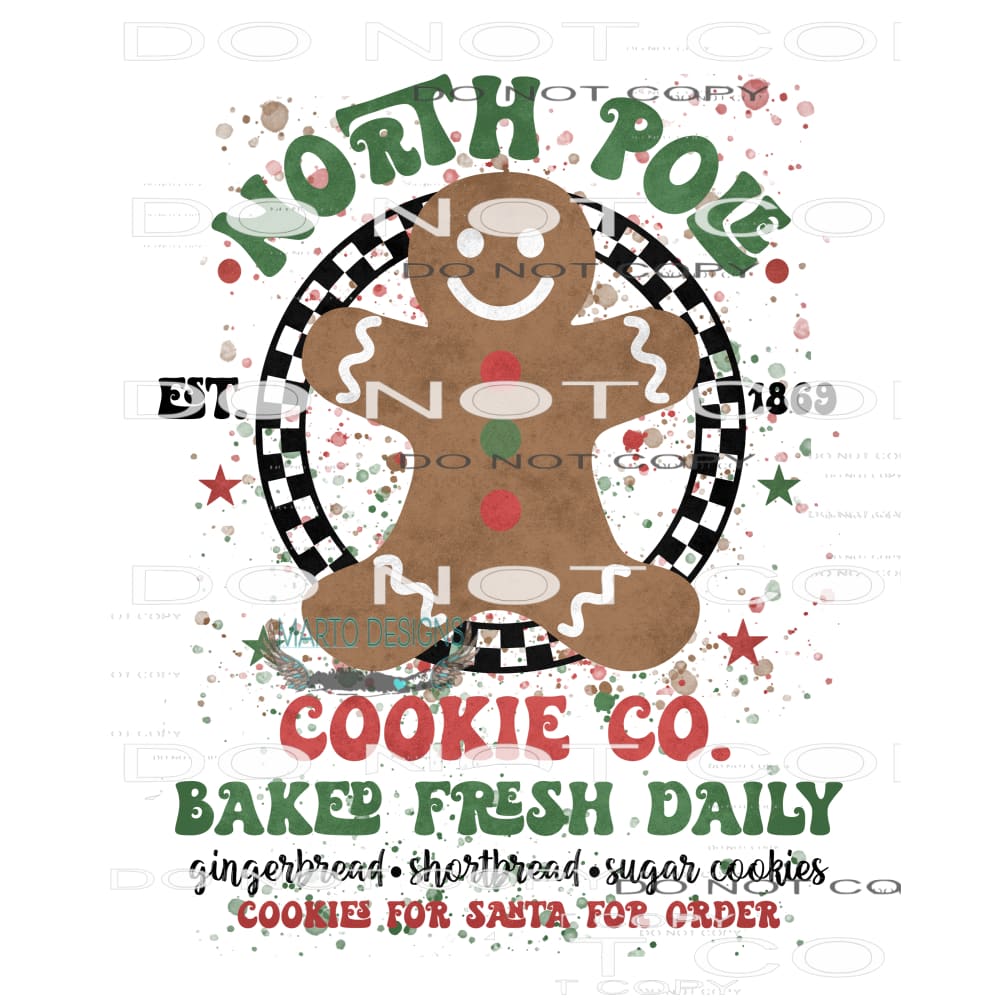North Pole #7527 Sublimation transfers - Heat Transfer