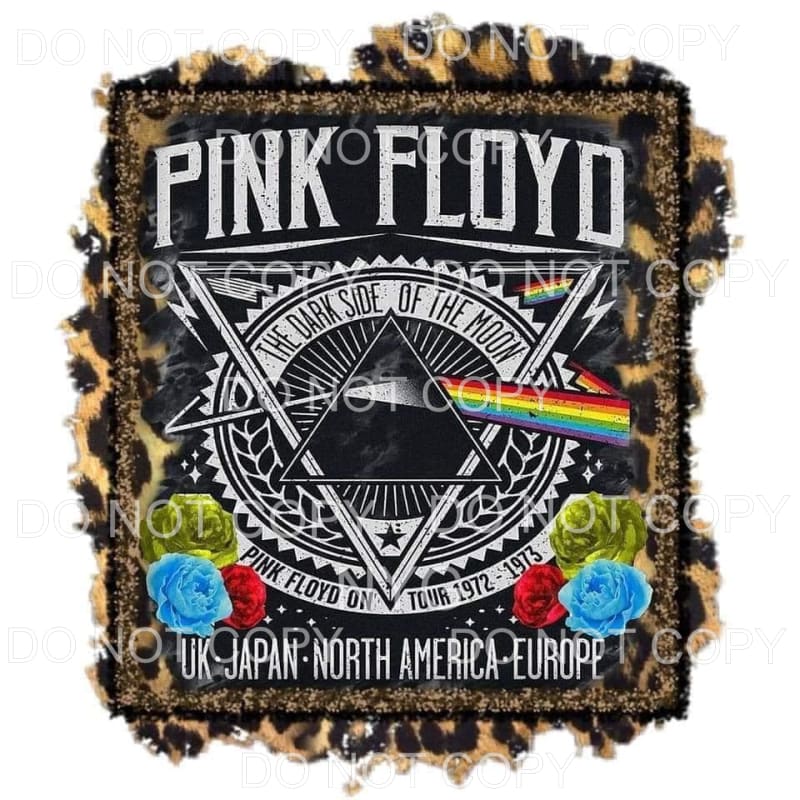 Pink Floyd The Dark Side Of The Moon Leopard Sublimation
