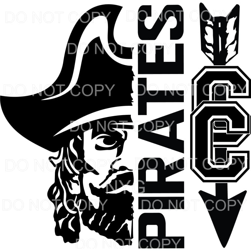 Pirates Cros Country CC #267 Sublimation transfers - Heat