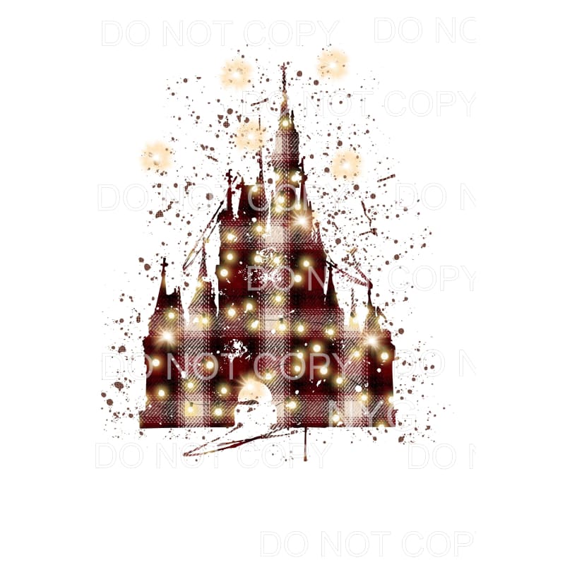 Plaid Castle # 7012 Sublimation transfers - Heat Transfer