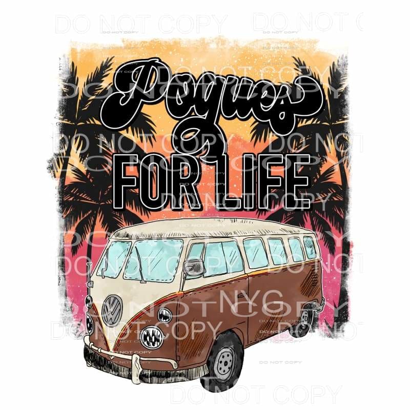 Pogues For Life Volkswagen VW Bus Outer Banks NC Beach