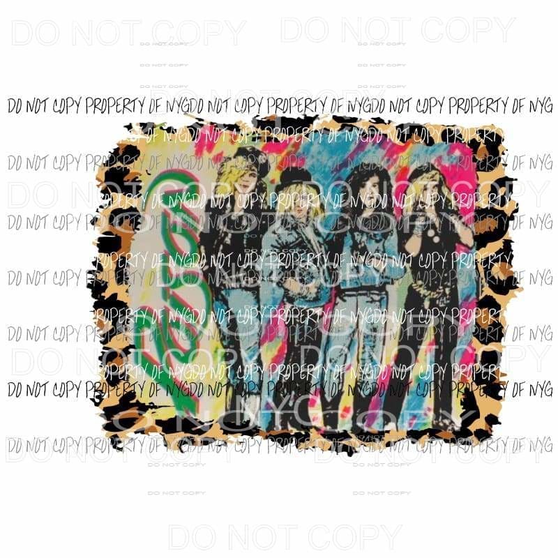 Poison Music Group 80s # 4 Sublimation transfers Heat Transfer