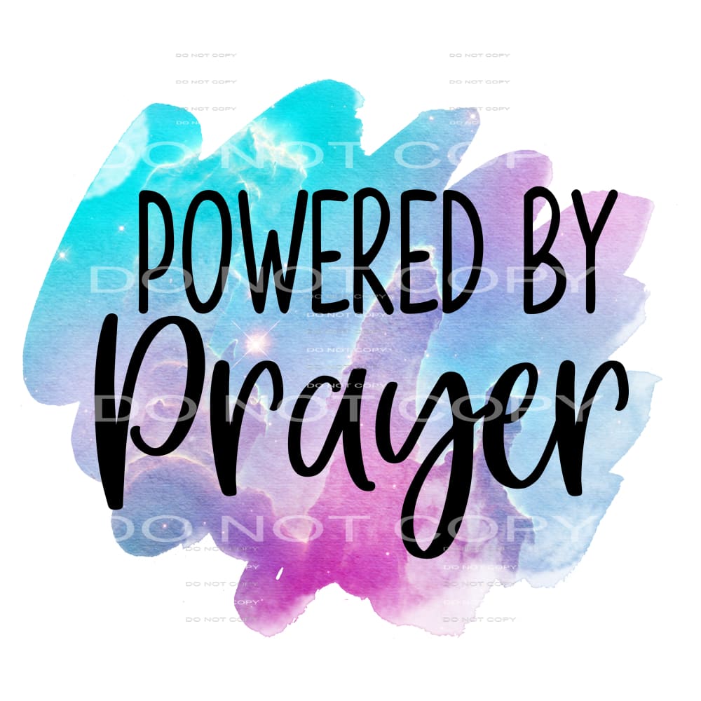 powered by prayer #7360 Sublimation transfers - Heat