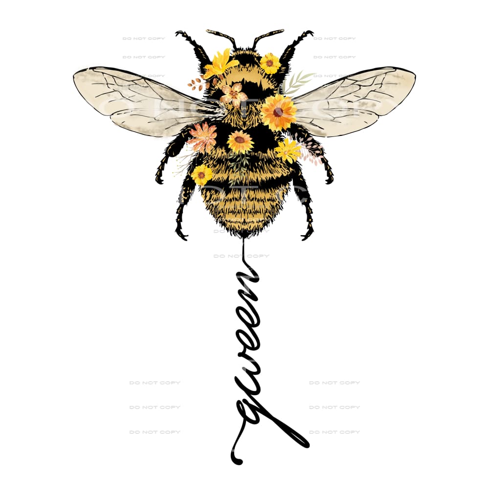 queen bee #6086 Sublimation transfers - Heat Transfer