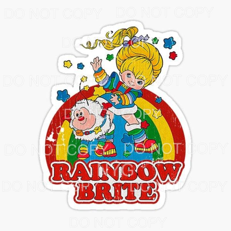 Rainbow Brite #10 Sublimation transfers - Heat Transfer
