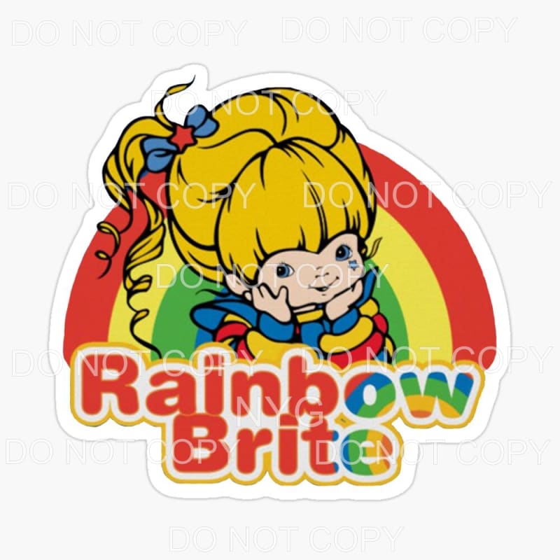 Rainbow Brite #15 Sublimation transfers - Heat Transfer